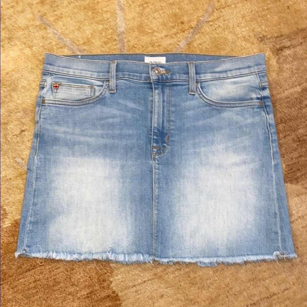Hudson Vivid Denim Skirt